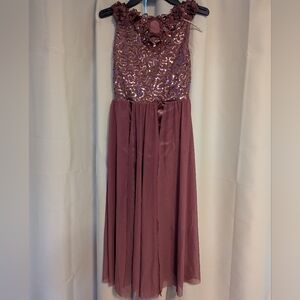 Mauve lyrical costume size child large